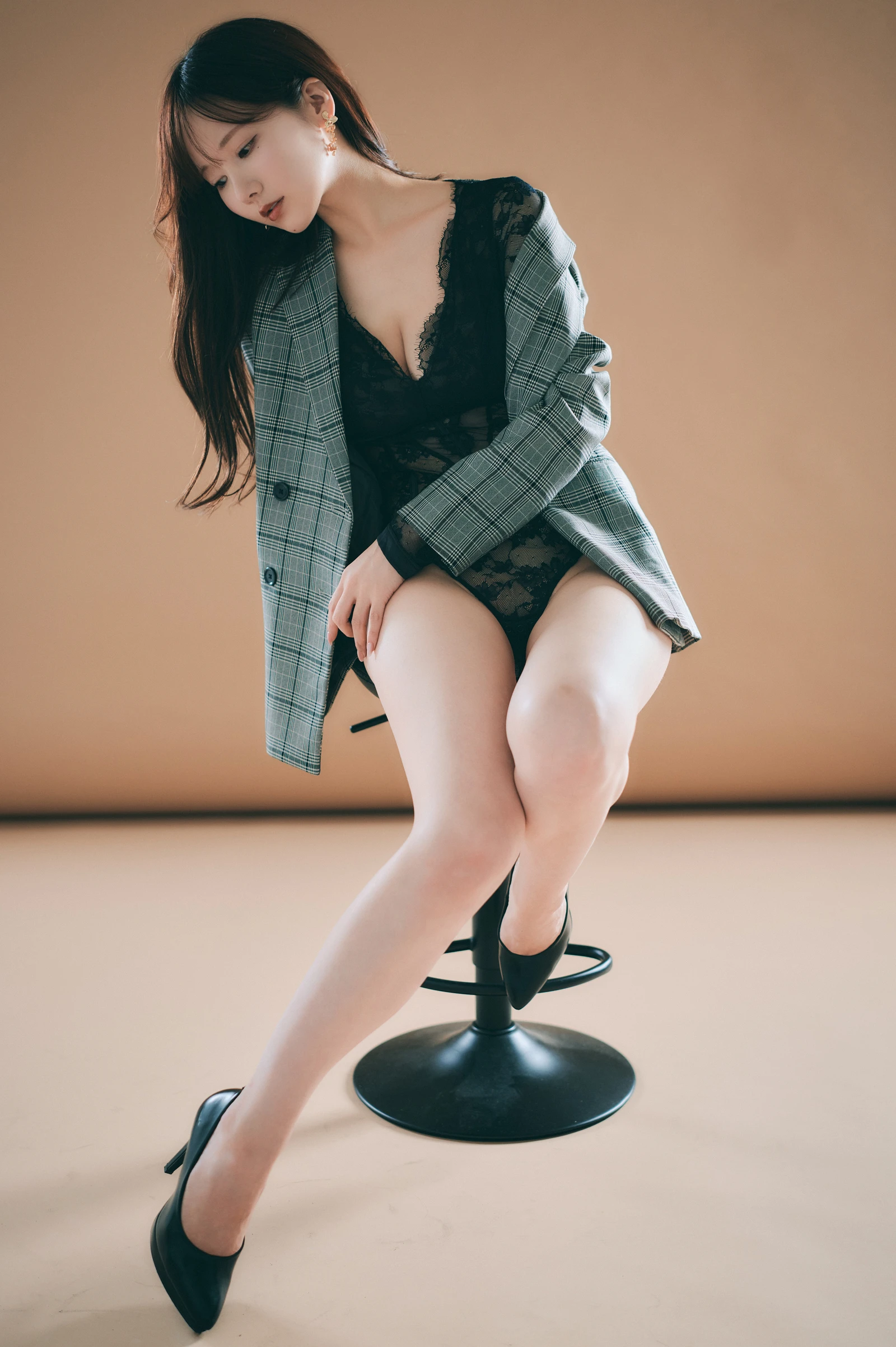 图片[4]-日本甜美COSERけんけん BLACK LADY-COS世界
