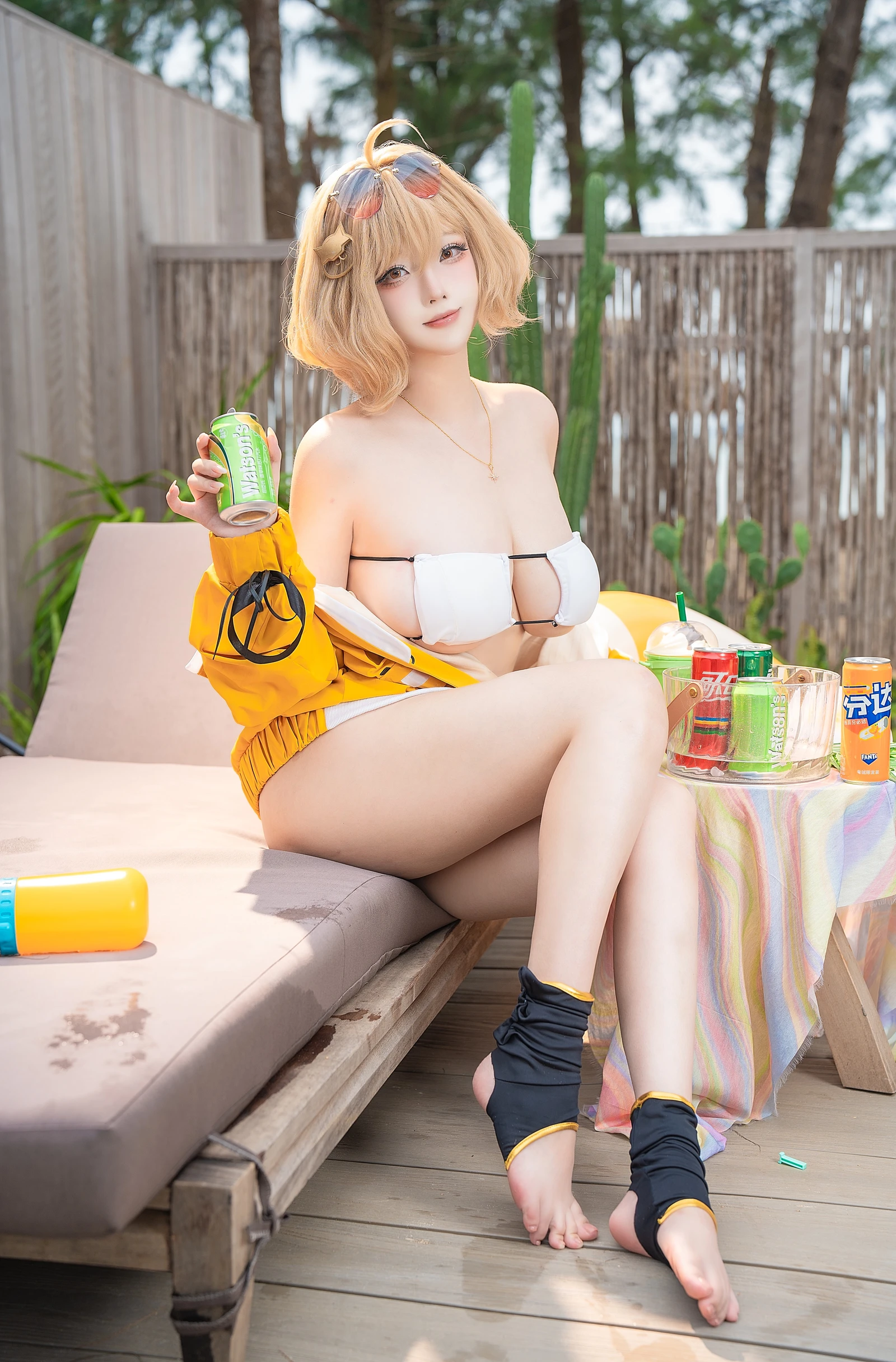 图片[2]-萌妹菌烨tako 阿妮斯泳装-COS世界