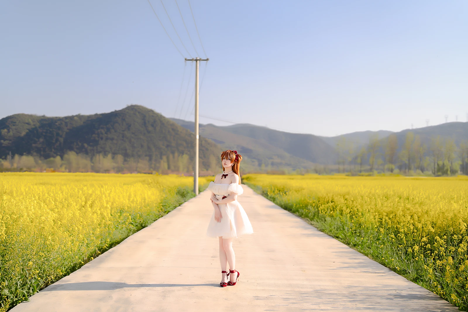 Coser小姐姐星之迟迟 EVA 明日香花之语-COS世界