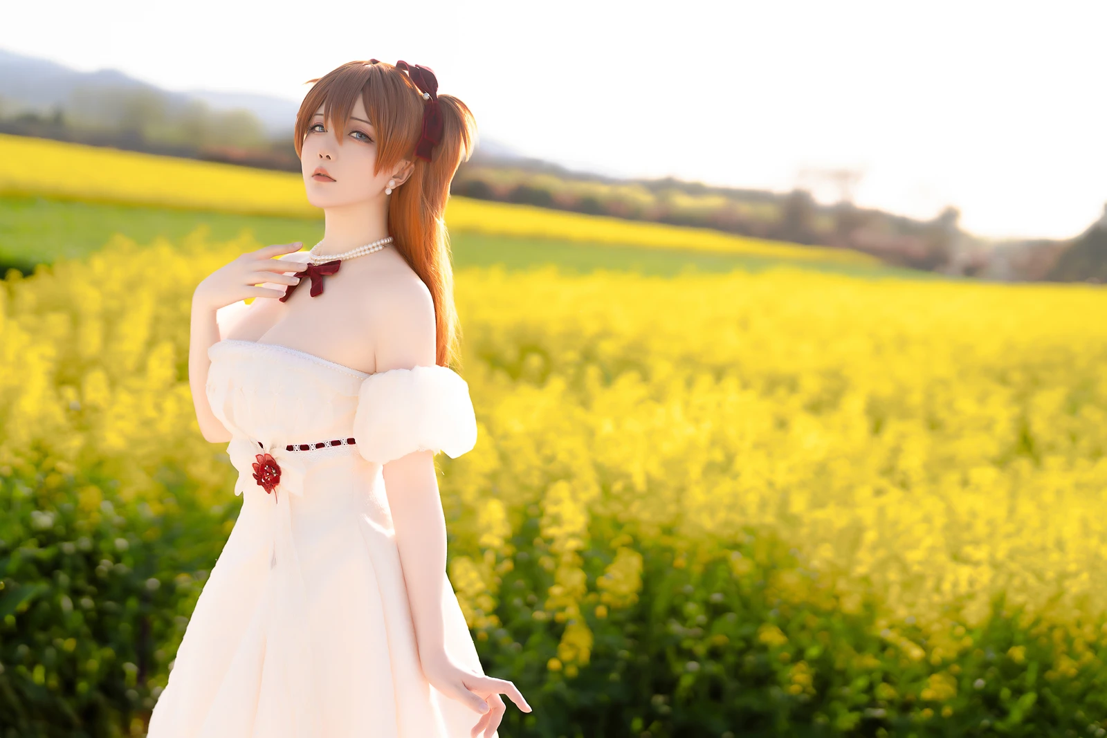 图片[5]-Coser小姐姐星之迟迟 EVA 明日香花之语-COS世界