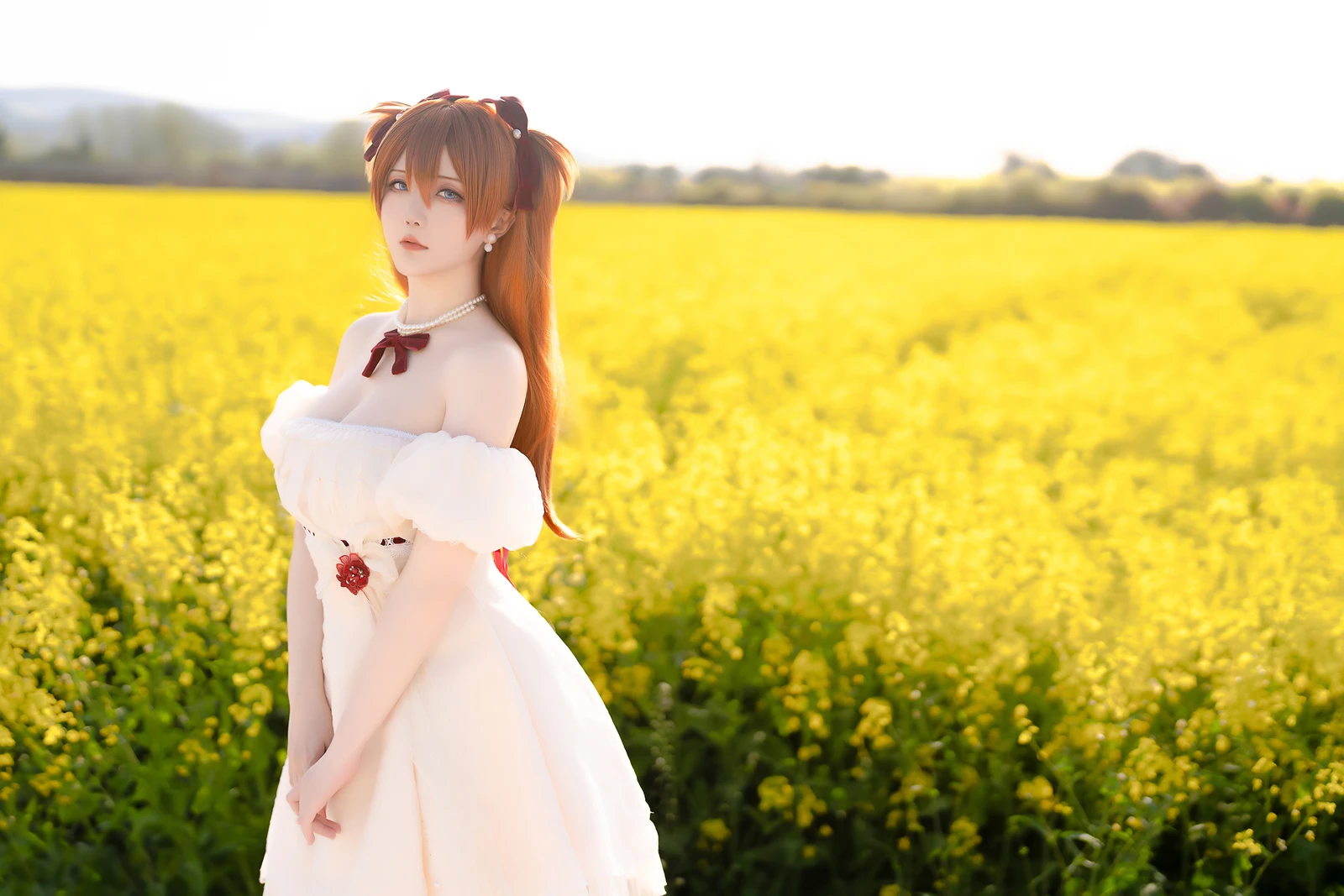 图片[2]-Coser小姐姐星之迟迟 EVA 明日香花之语-COS世界