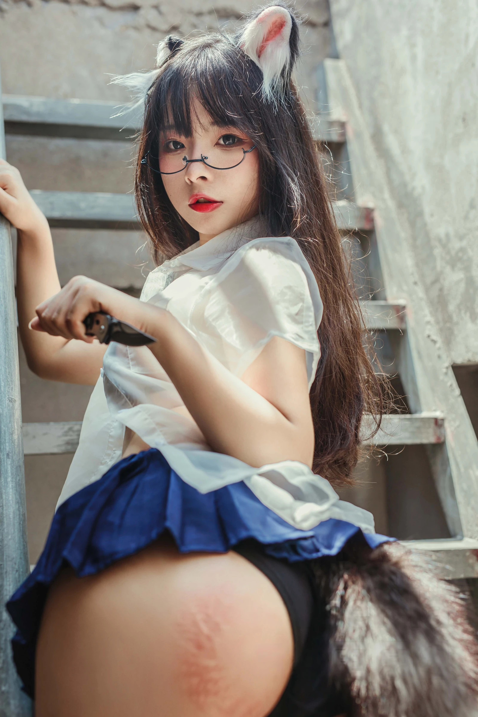 天台猫猫 黑犬机器人女友 32P-COS世界