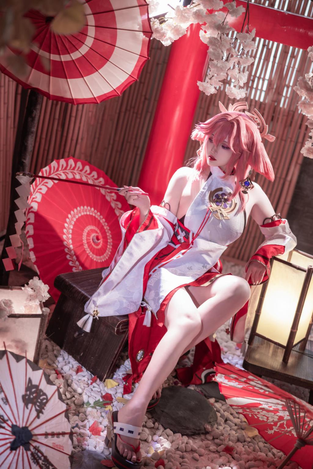 图片[3]-Natsuko_夏夏子 No.034 – 原神 八重神子 [91P]-COS世界