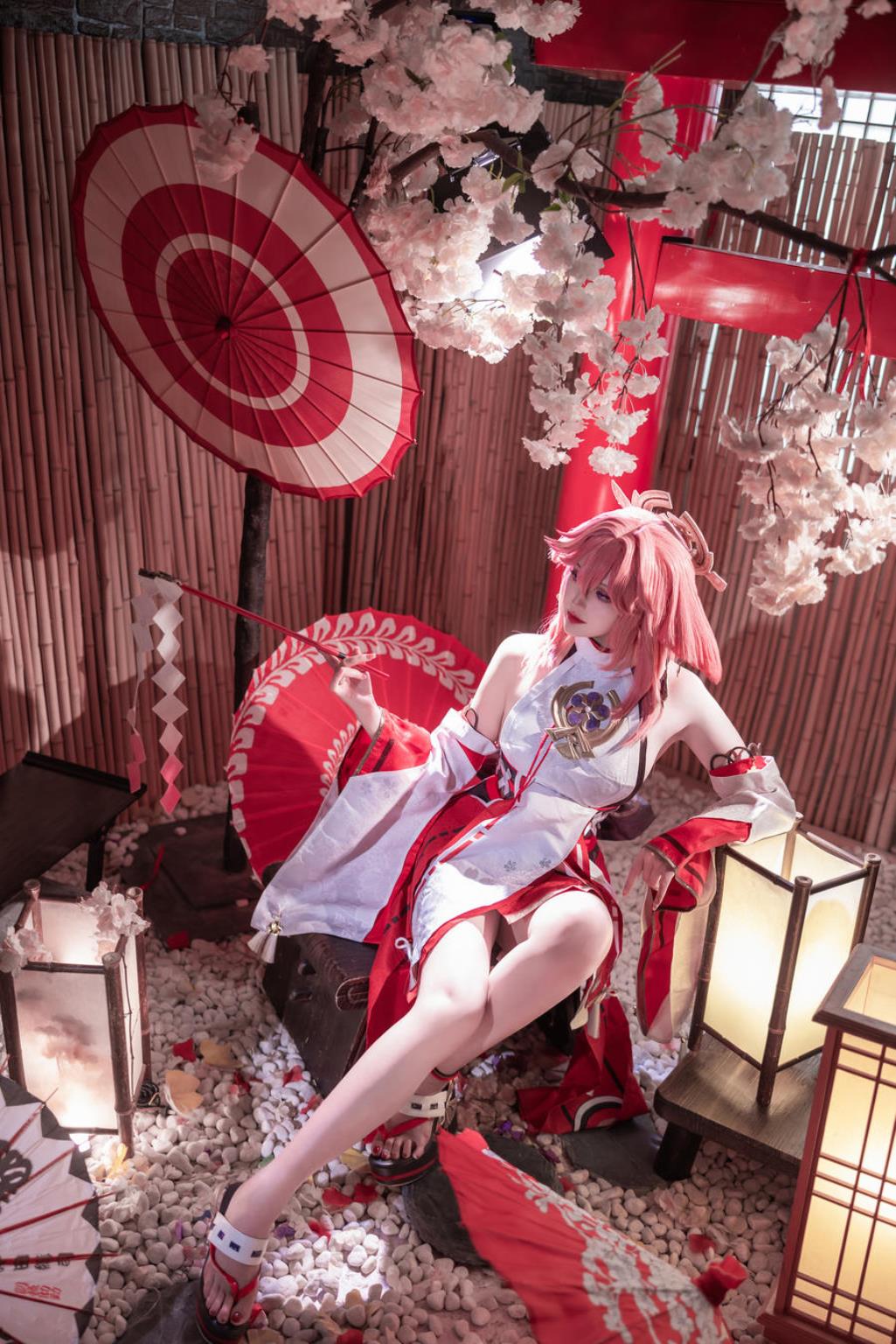 图片[4]-Natsuko_夏夏子 No.034 – 原神 八重神子 [91P]-COS世界