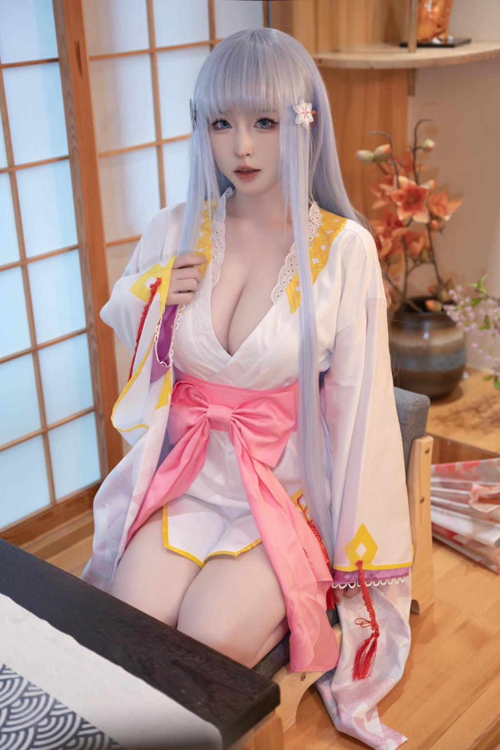 图片[2]-清水由乃 No.055 – 美少女万华镜 雪女原服 [58P]-COS世界