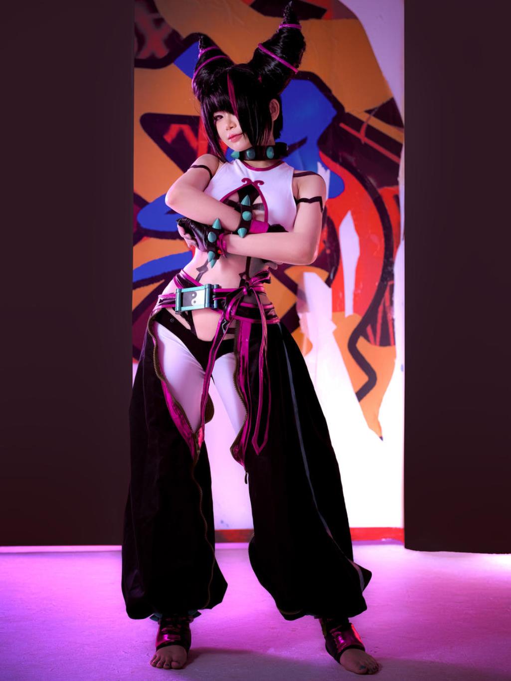 图片[2]-ZinieQ No.058 – Street Fighter 6 Juri Han SF6 [25P 5V]-COS世界