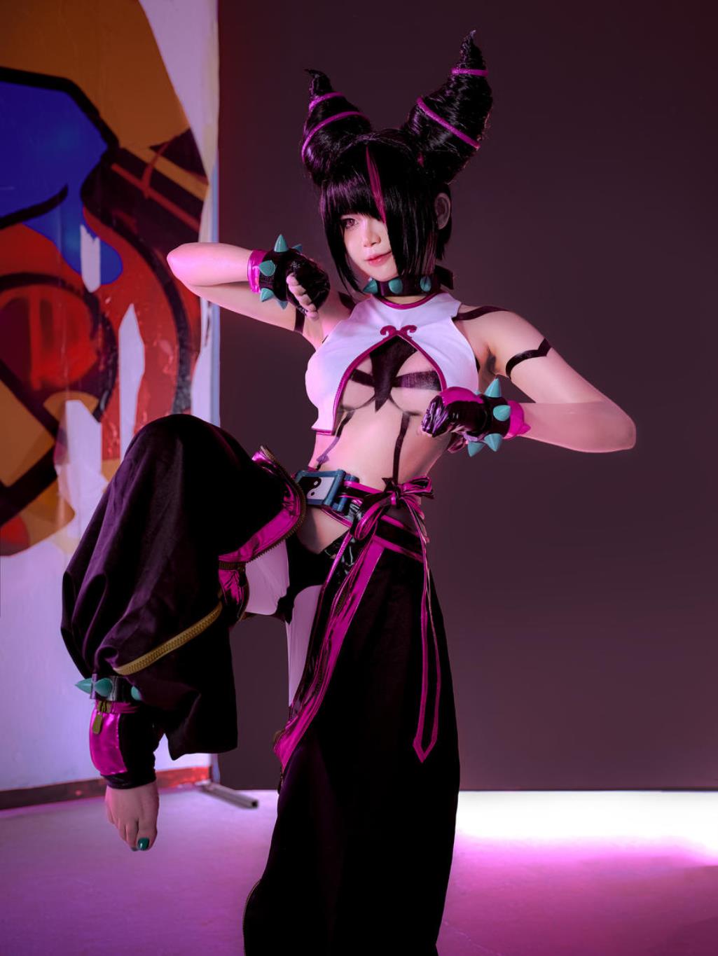 图片[3]-ZinieQ No.058 – Street Fighter 6 Juri Han SF6 [25P 5V]-COS世界
