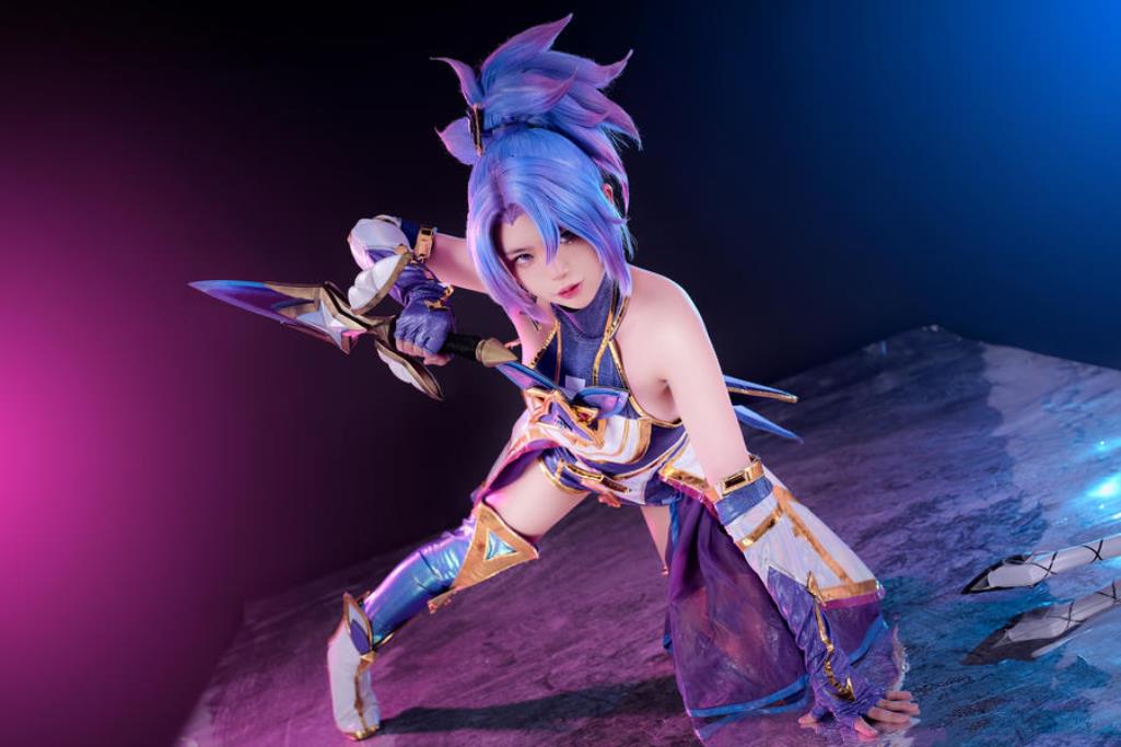 图片[4]-ZinieQ No.057 – LOL Akali x Kai’Sa Star Guardians (&PingPing) [41P 9V]-COS世界