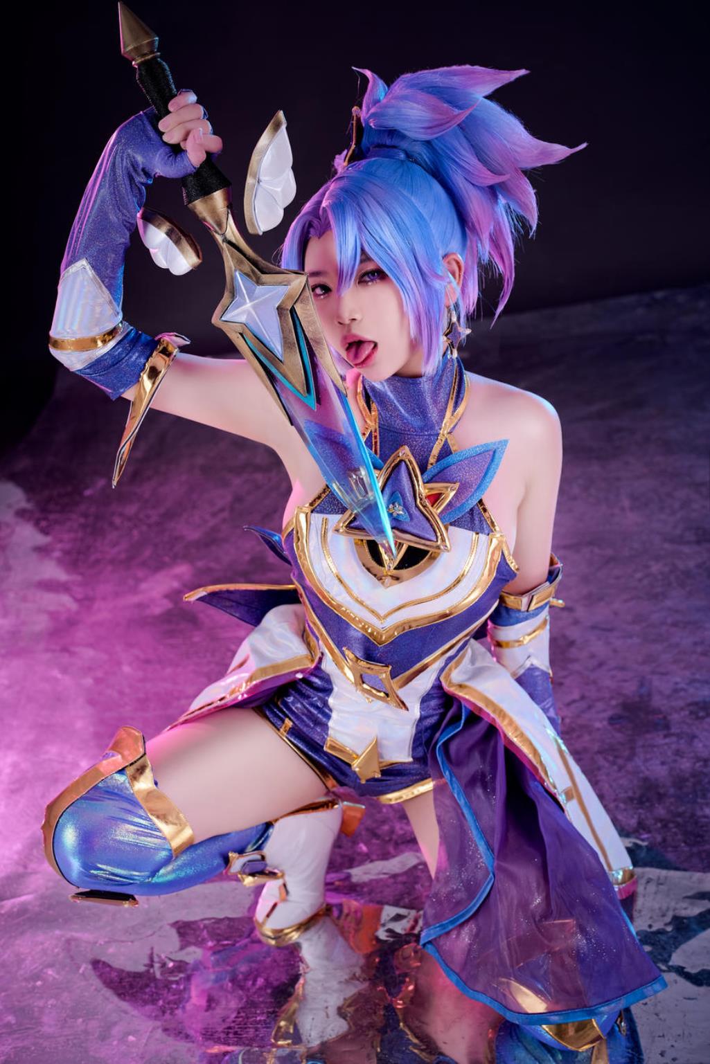 图片[3]-ZinieQ No.057 – LOL Akali x Kai’Sa Star Guardians (&PingPing) [41P 9V]-COS世界