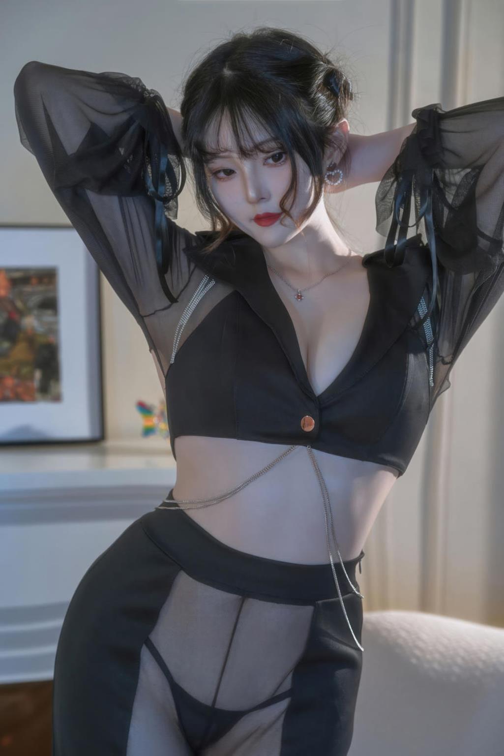 图片[5]-Natsuko_夏夏子 No.040 – 朦胧OL [48P]-COS世界