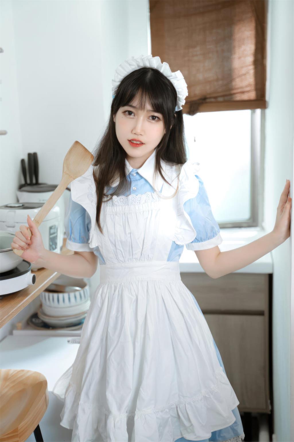 不呆猫 No.056 – 厨房小女仆 [33P]-COS世界