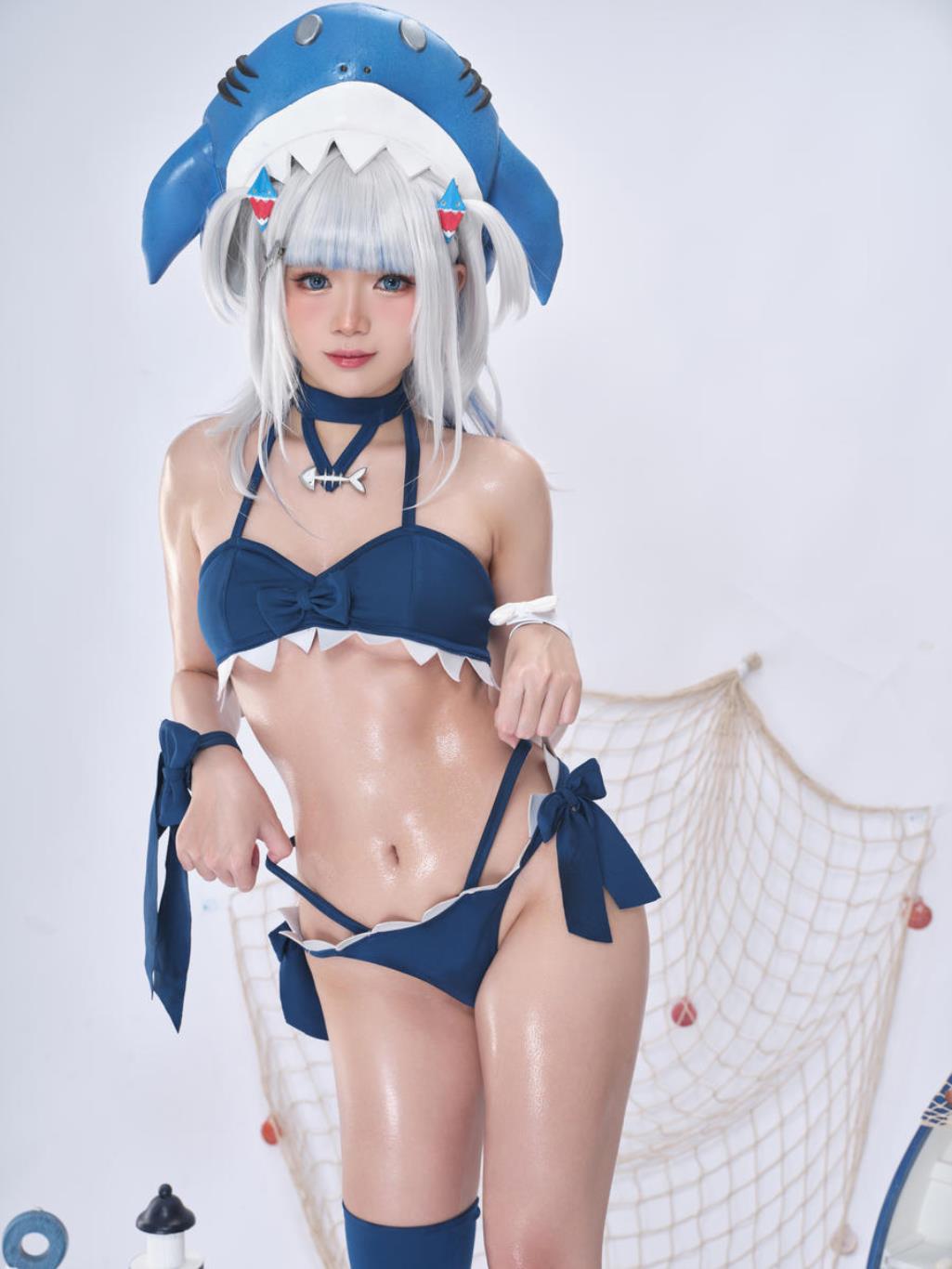 图片[2]-ZinieQ No.087 – Hololive Gawr Gura Swimsuit [25P 2V]-COS世界