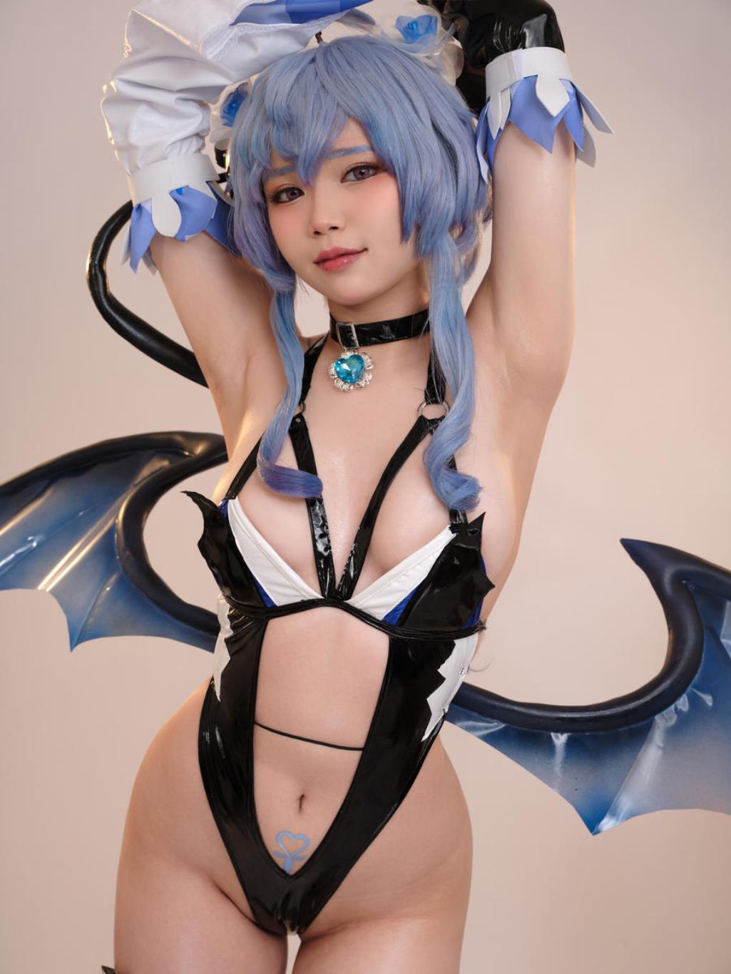 图片[4]-ZinieQ No.085 – Genshin Impact Ganyu Succubus [32P]-COS世界