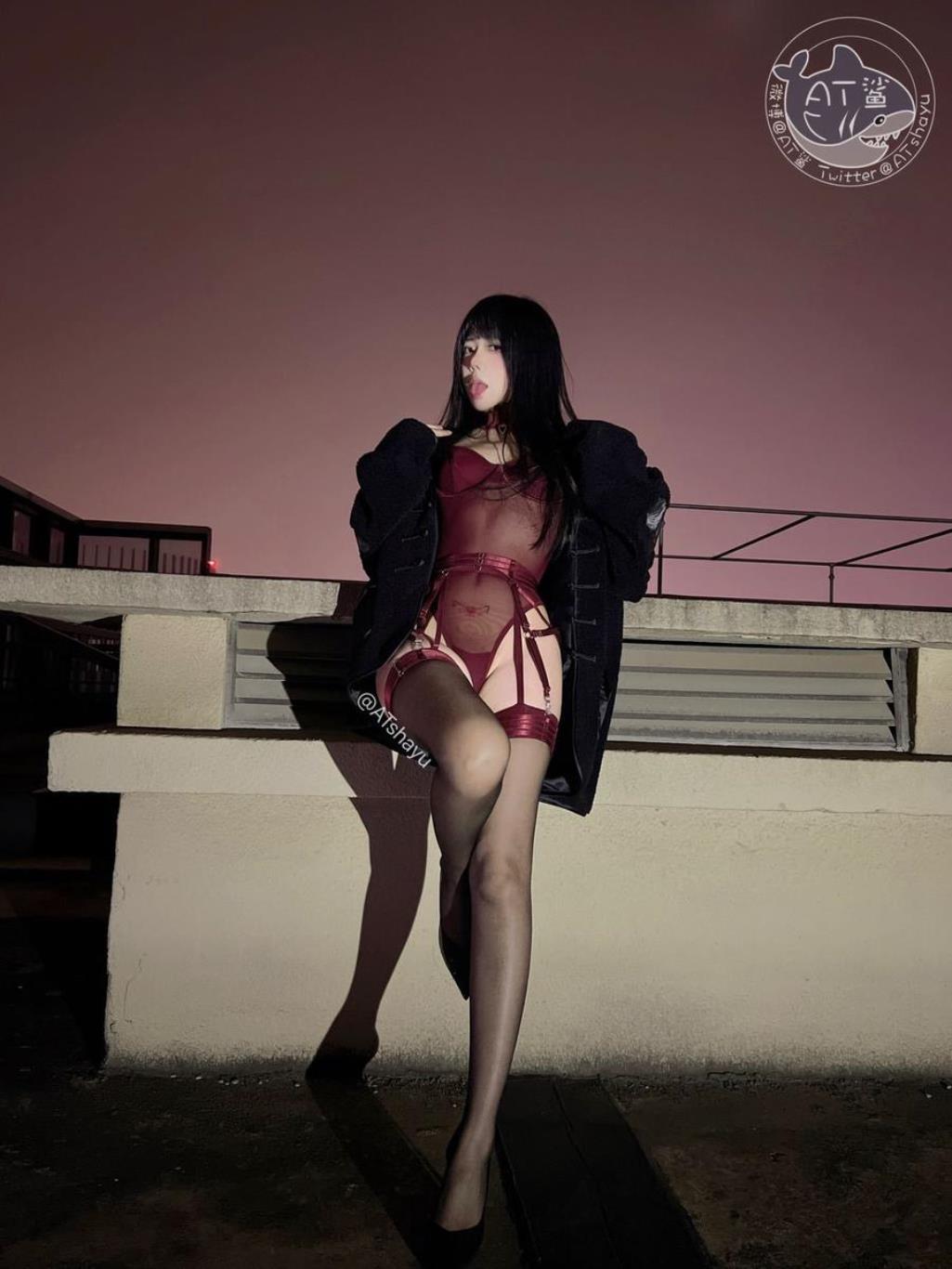 图片[3]-AT鲨 No.025 – 新年露出之夜 [79P]-COS世界