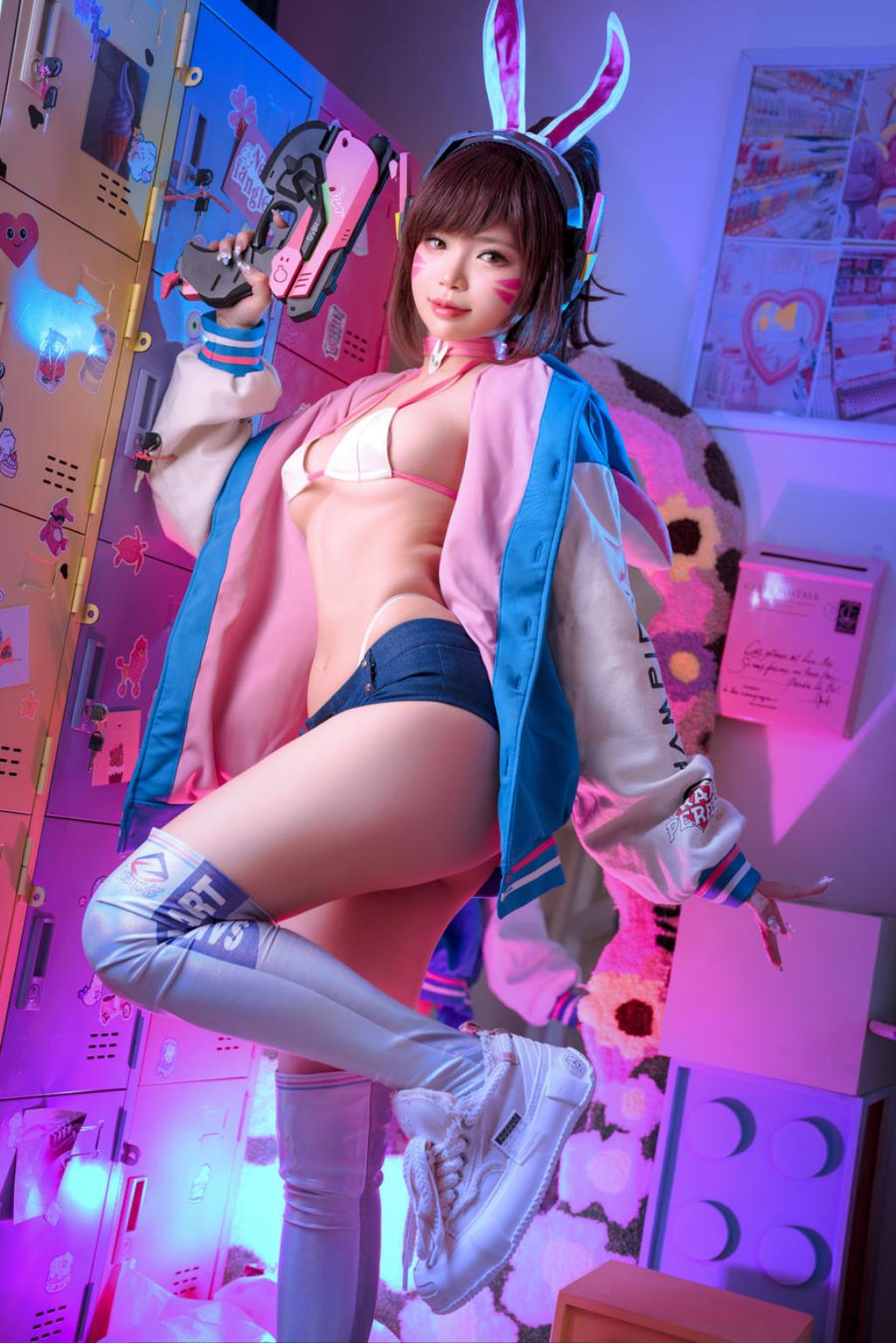 ZinieQ No.076 – D.Va Sakimichan Art [25P]-COS世界