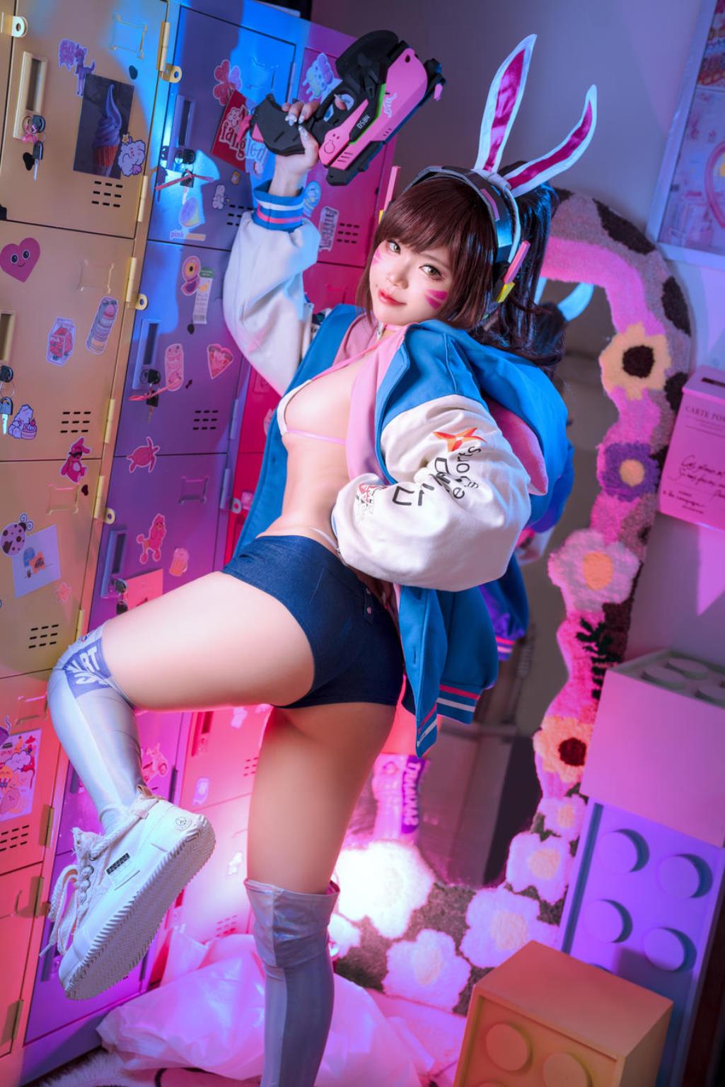 图片[4]-ZinieQ No.076 – D.Va Sakimichan Art [25P]-COS世界