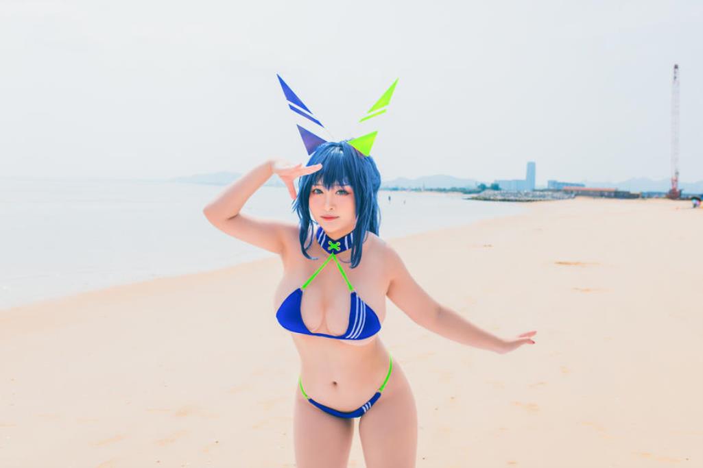 洛璃LoLiSAMA No.062 – 热恋的盛夏 花园泳装 66P-COS世界