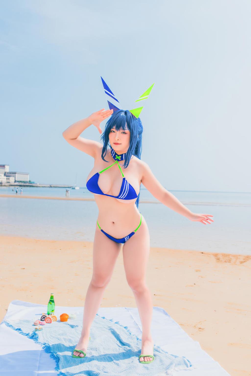 图片[3]-洛璃LoLiSAMA No.062 – 热恋的盛夏 花园泳装 66P-COS世界
