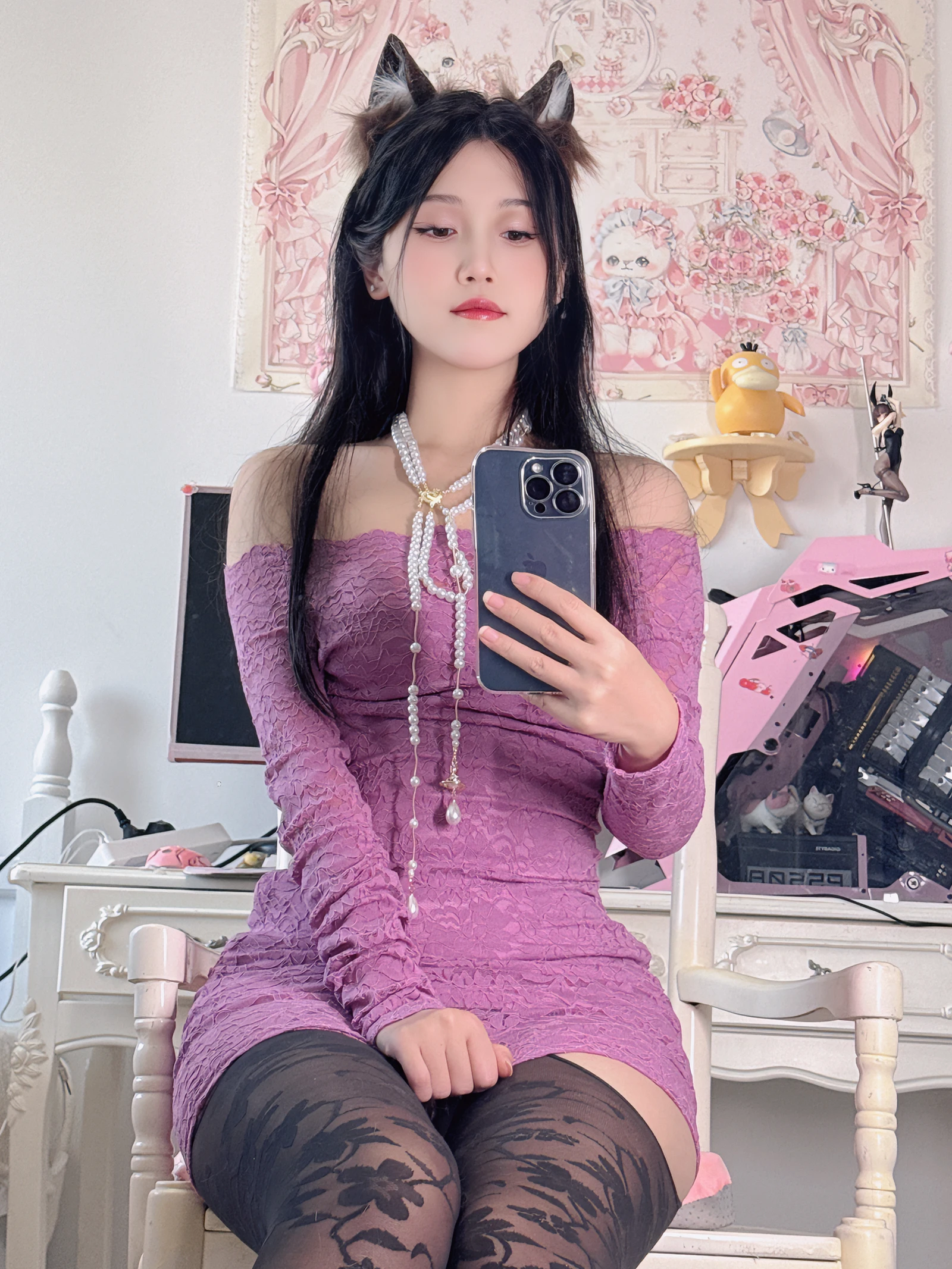 图片[3]-微博人气Coser不呆猫 新浴室人妻-COS世界