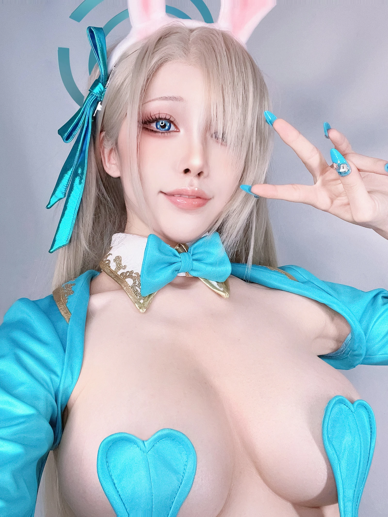 图片[4]-动漫博主水淼aqua 一之濑明日奈 兔女郎2-COS世界