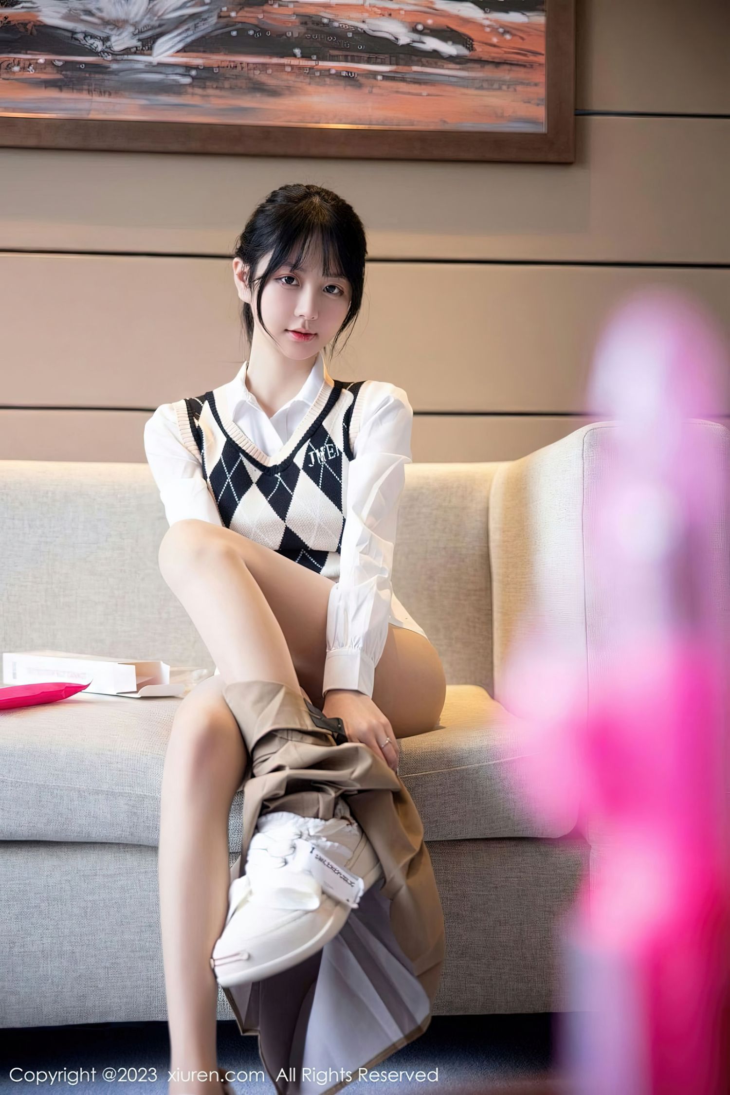 图片[4]-秀人网 No.6329 谢小蒽-COS世界